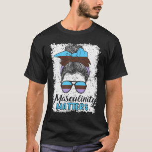Androsexual Flag Quote Masculinity Matters T-Shirt