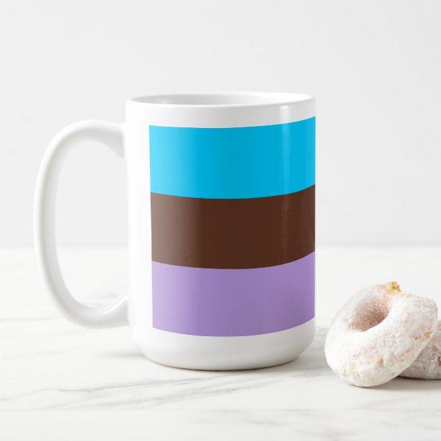 Androsexual Pride Coffee Mug (With Donut)