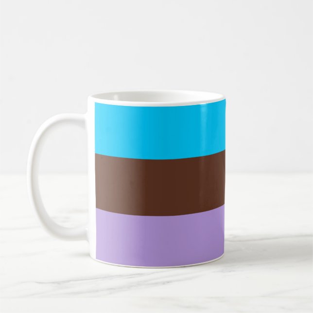 Androsexual Pride Flag Coffee Mug (Left)