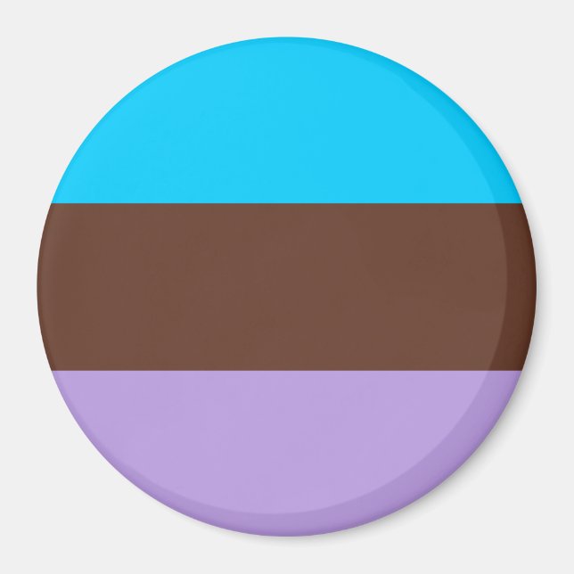 Androsexual Pride Flag Magnet (Front)