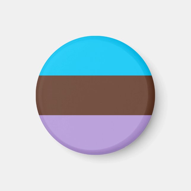 Androsexual Pride Flag Magnet (Front)