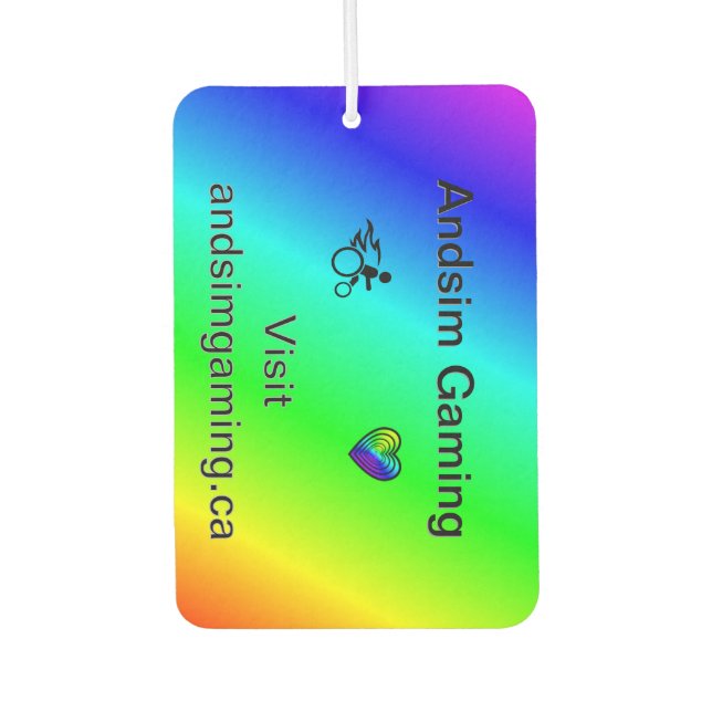 Andsim Gaming  Car Air Freshener (Front)