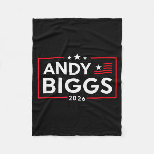 Andy Biggs For Governor Of Arizona 2026 Biggs 2026 Fleece Blanket