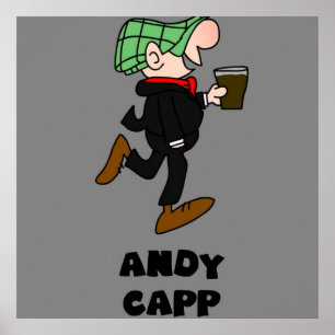 andy capp british english england retro vintage poster