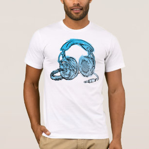 Andy Howell Headphones Sketch T-Shirt