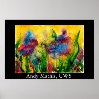 Andy Mathis Nothing but Colour Poster