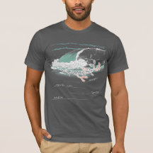 Andy spelled by amino acids, dark colour Tee