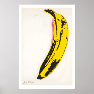 Andy Warhol Banana Print Classic Pop Art (A3, A4)