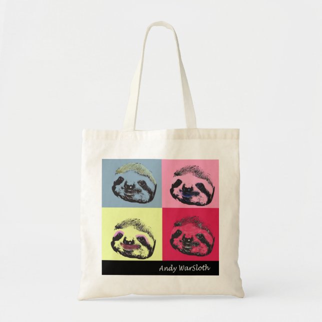 Andy WarSloth Tote Bag (Front)