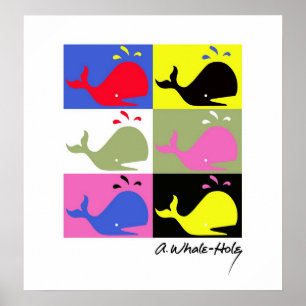 Andy Whale-Hole™_6 panel signed poster/print Poster