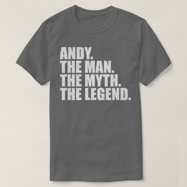 AndyAndy Name Andy given name T-Shirt (Design Front)