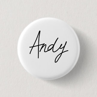 Andy's signature badge