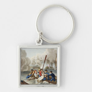 Anecdote at the Battle of Trafalgar Key Ring