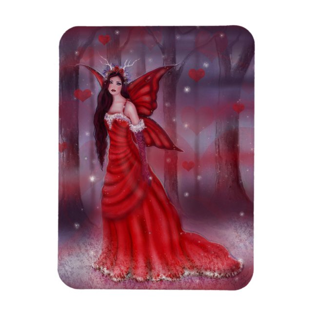 Aneira valentine fairy by Renee Lavoie Magnet (Vertical)