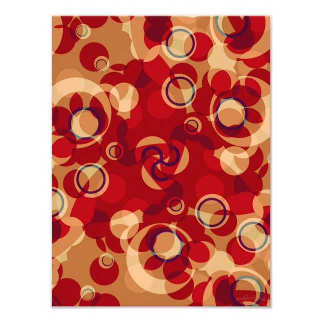 Anemidelic Abstract Art Print (Front)