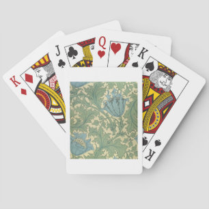 'Anemone' design (textile) Playing Cards