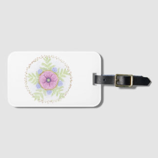 Anemone, Endive Flowers, Wormwood and Almonds Luggage Tag