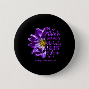 Anemone Epilepsy Awareness Costumes Nobody Fights 6 Cm Round Badge