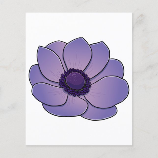 Anemone flower lover  (Front)