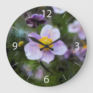 Anemone Large Clock