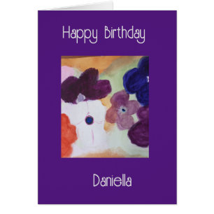 Anemone Spring Flowers Birthday Card