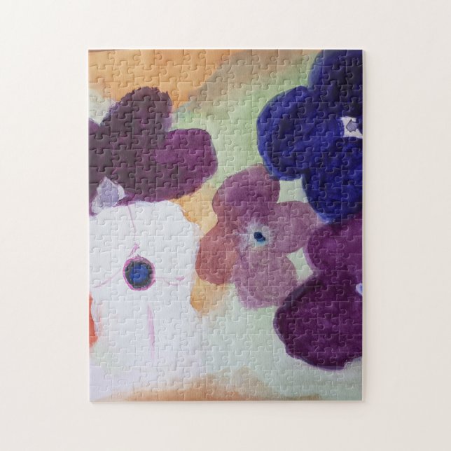 Anemone Spring Flowers Jigsaw Puzzle (Vertical)