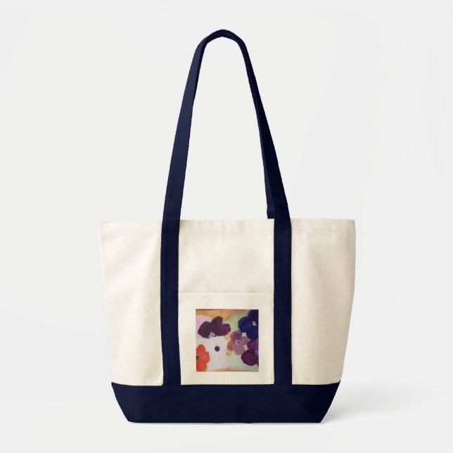 Anemone Spring Flowers Strap Tote Bag (Front)