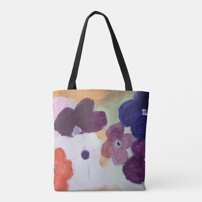 Anemone Spring Flowers Tote Bag (Back)