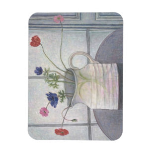 Anemones and Poppies 2008 jug flowers still Magnet