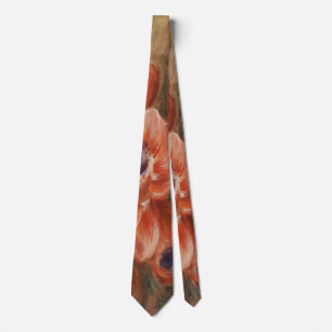 Anemones (Anémones) - Pierre-Auguste Renoir Tie