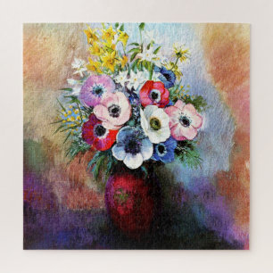 Anemones by Odilon Redon Jigsaw Puzzle