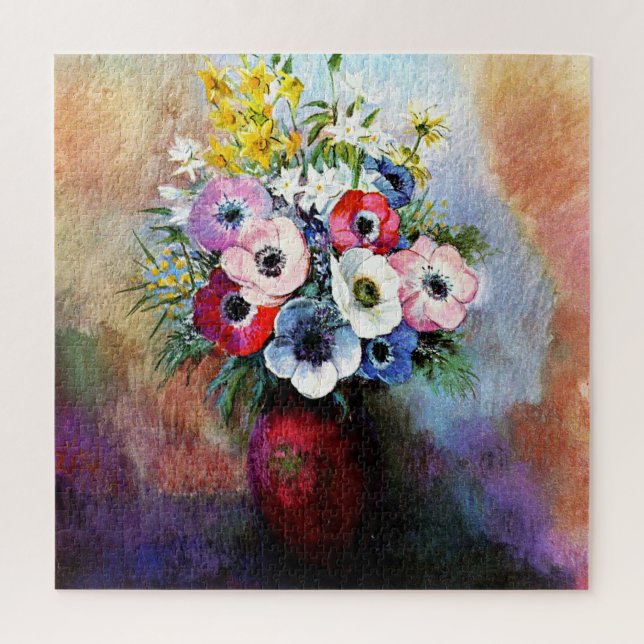 Anemones by Odilon Redon Jigsaw Puzzle (Vertical)