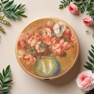 Anemones by Pierre-Auguste Renoir Classic Round Sticker