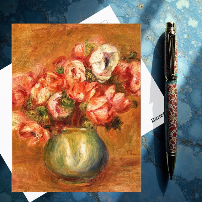 Anemones by Pierre-Auguste Renoir  Postcard (Creator Uploaded)