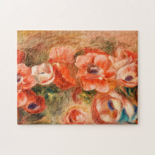 Anemones by Renoir Impressionist Painting Jigsaw Puzzle