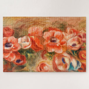 Anemones by Renoir Impressionist Painting Jigsaw Puzzle