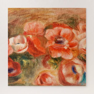 Anemones by Renoir Impressionist Painting Jigsaw Puzzle