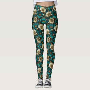 Anemones Flower Athletic Anemones Fantasy Gifts Leggings