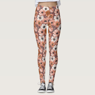 Anemones flower Exercise Anemones Charm Best Gift  Leggings