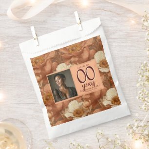 Anemones Flower Forty Birthday Present For Daughte Favour Bag