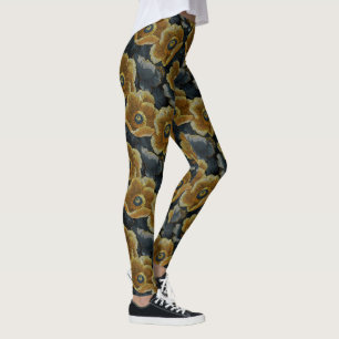 Anemones Flower Gym Wear Anemones Charm Maid Leggings