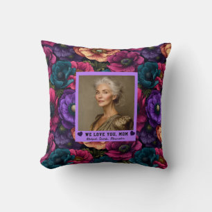 Anemones Flower Mummy Daughter Modern Farmhouse Cushion