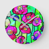Anemones glass art