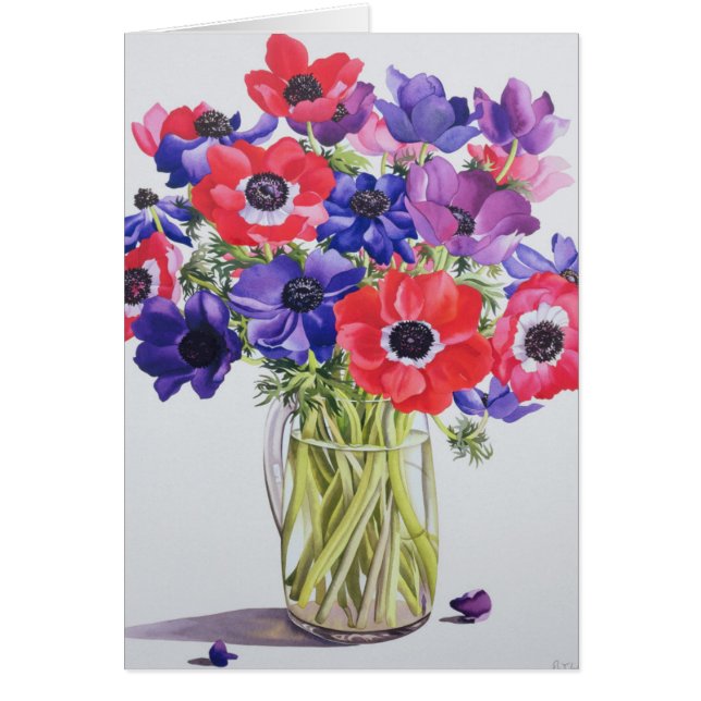 Anemones in a glass jug 2007 (Front)
