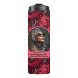 Anemones Petal Female Birthday Modern Thermal Tumbler