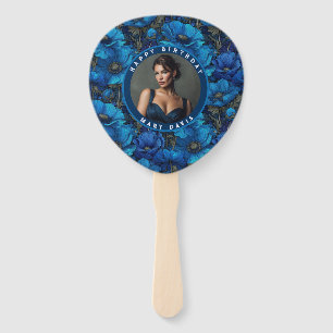 Anemones Quinceañera Birthday Gifts For Cousin Hand Fan
