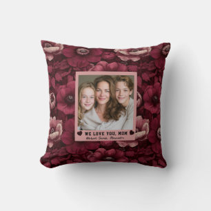 Anemones Step Mum Mummy House Decor Boho Cushion