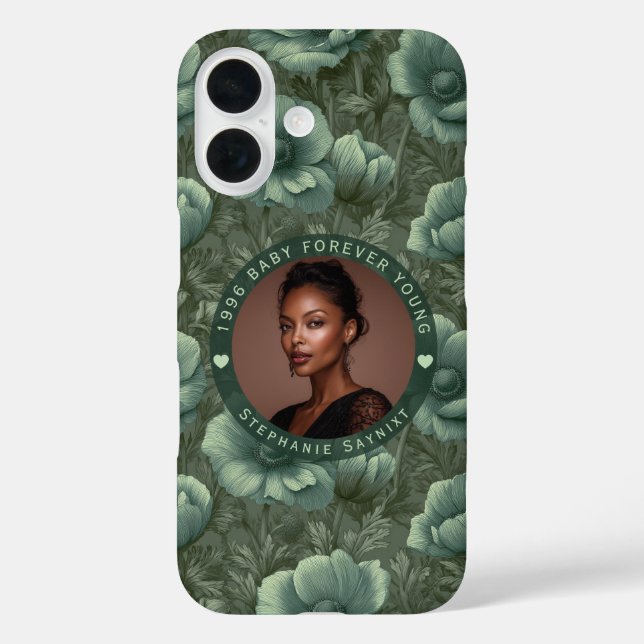 Anemones Theme 50Th Birthday Present Case-Mate iPhone Case (Back)