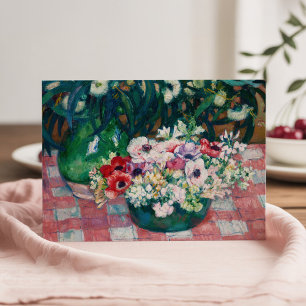 Anémones Theo van Rysselberghe Card