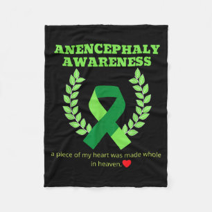 Anencephaly Awareness Anencephaly Angel Acrania Fleece Blanket